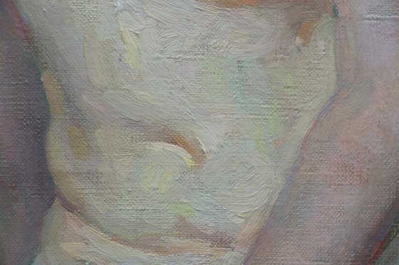 Pearl – Original Nude Oil Painting