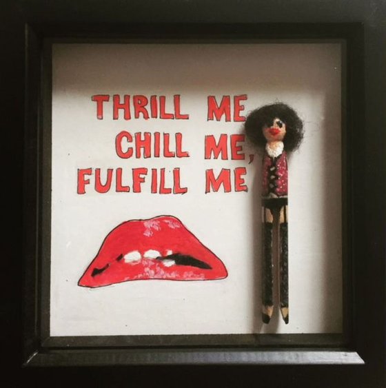 Rocky Horror - peg doll sculpture