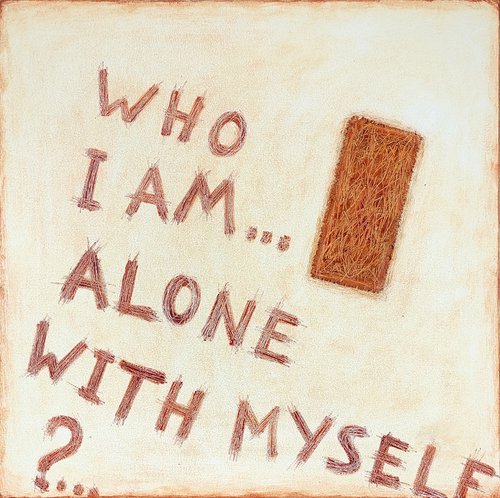 "Who I am alone with myself ?..." by Yana Dulger