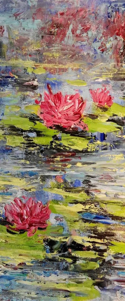 Beauty of a lotus. by Leo Baxiner