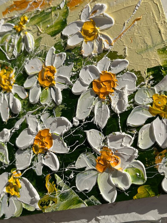 Daisy Chamomile Painting