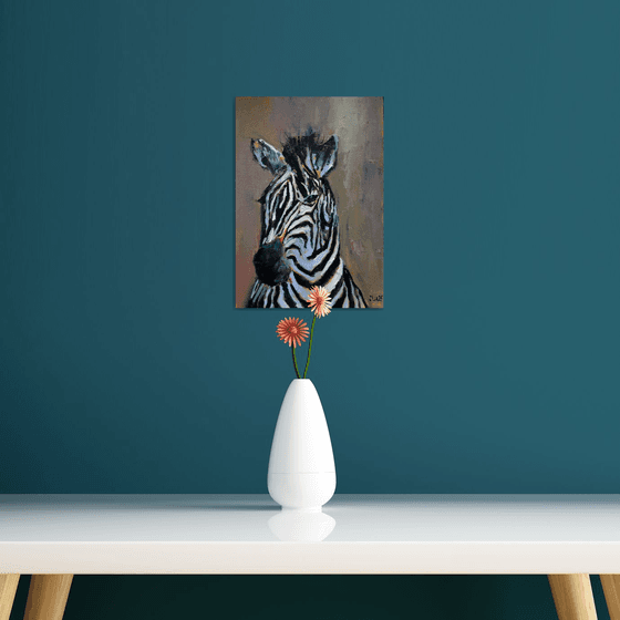 Zebra portrait