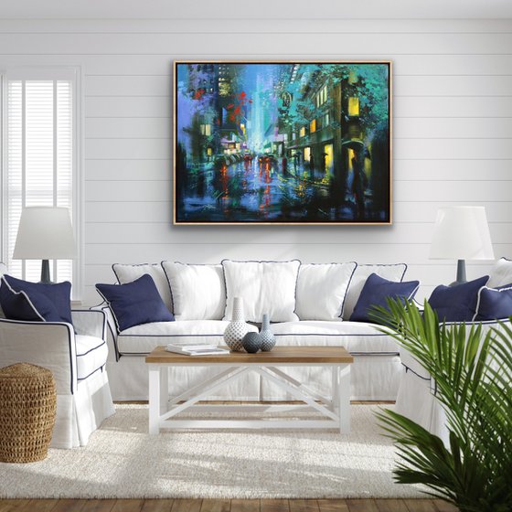 BLUE RAIN AND BROADWAY