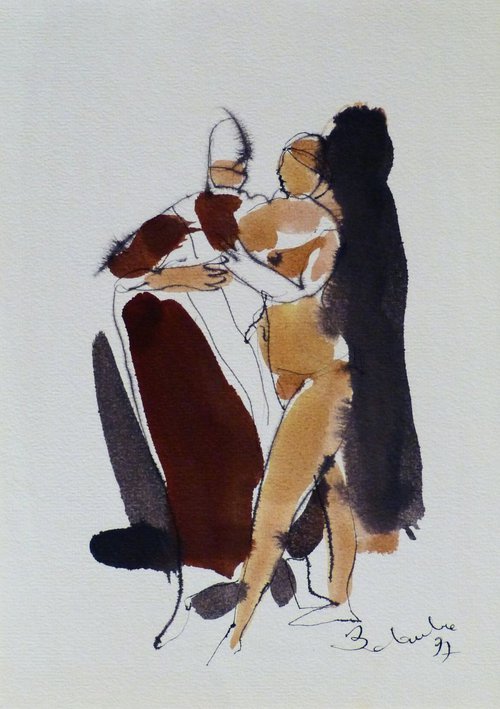 Folies Bergeres 2, 21x29 cm by Frederic Belaubre