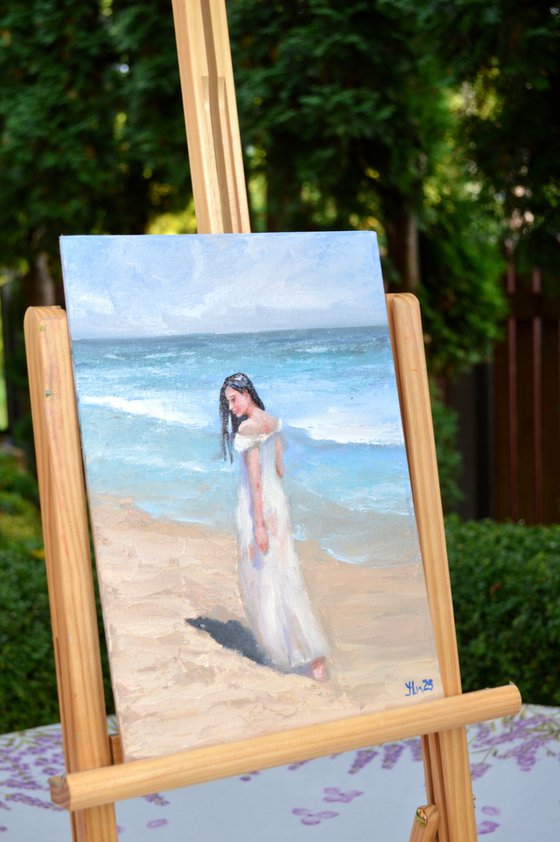 In solitude by the sea