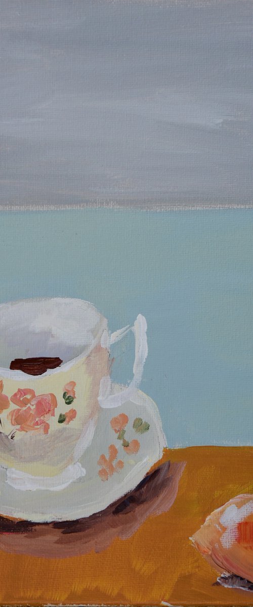 Eau de Nil - Coffee  and  mushmula by Elena Zapassky