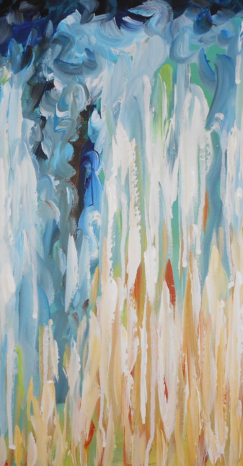 Rain - Canvas 16x20 by Olga Tkachyk