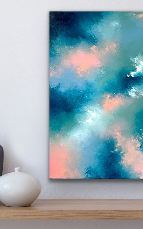 Celestial vibes - Abstract - 61cm x 61cm by Jonesy