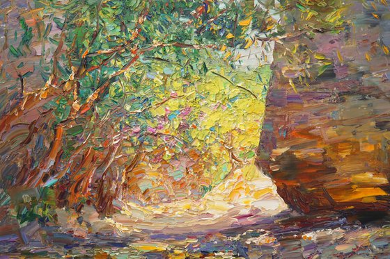 Light Through Avakas Gorge