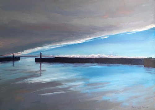 Blue Sky, Anstruther, version 2 by Stephen Howard Harrison