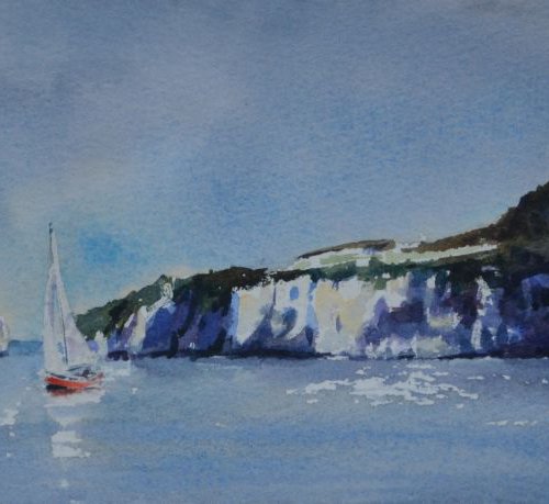 Old Harry Rocks by Denise Mitchell
