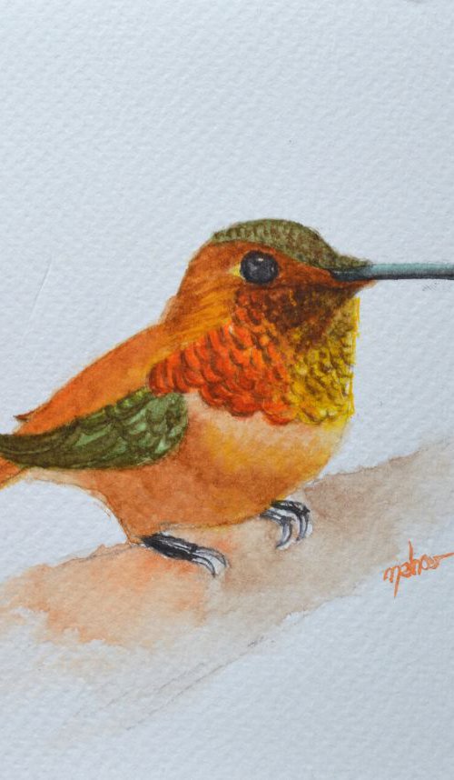 Bee Hummingbird by Neha Soni
