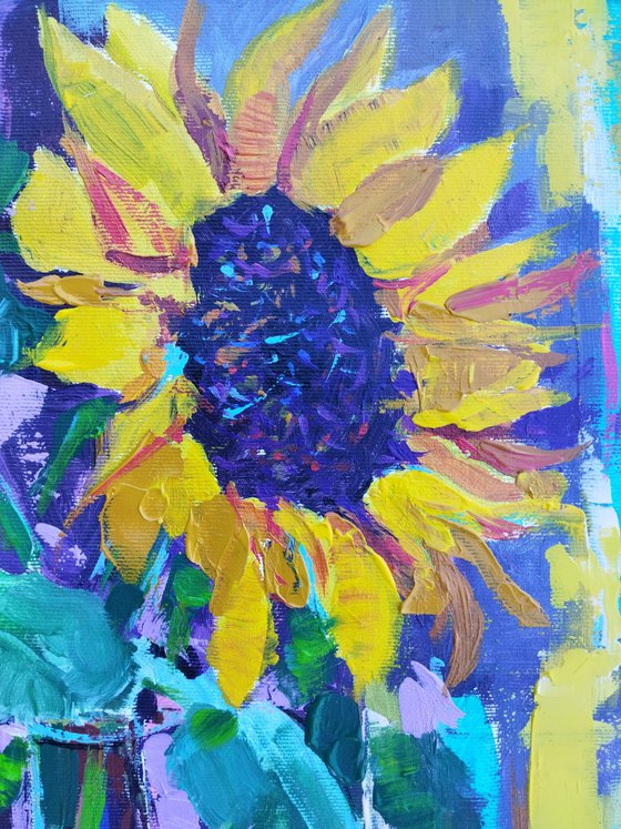 Sunflower still life