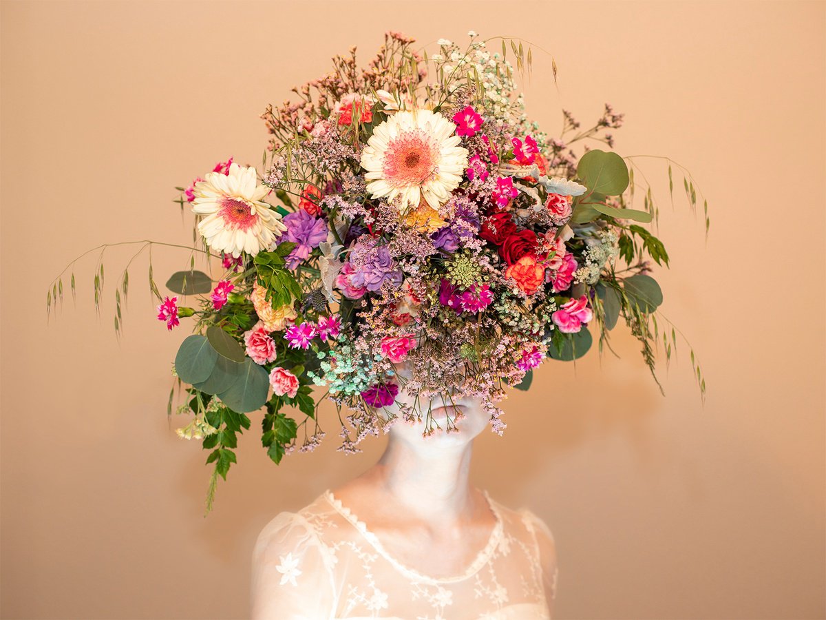 Surrealistic Botanical Photograph By Ziesook You, 28 X 21", Scent Of Texas 04232023, Original Artwork