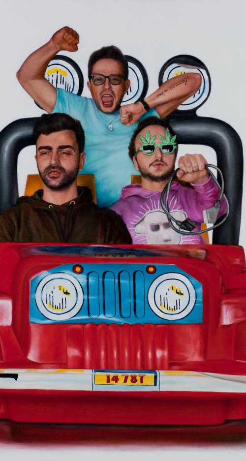 Dani, Micky, Mago - The toy car by Paolo Borile