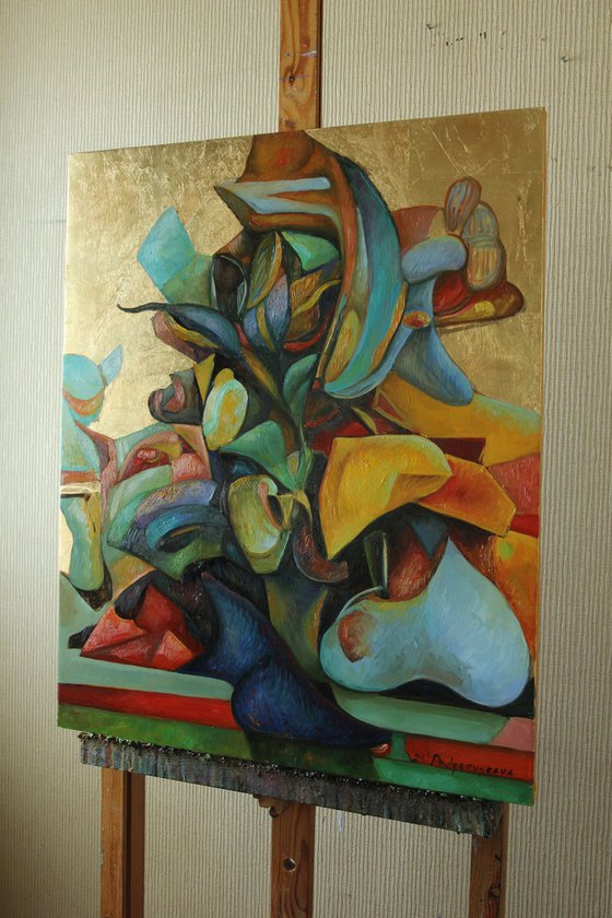 Gold. Energy of forms