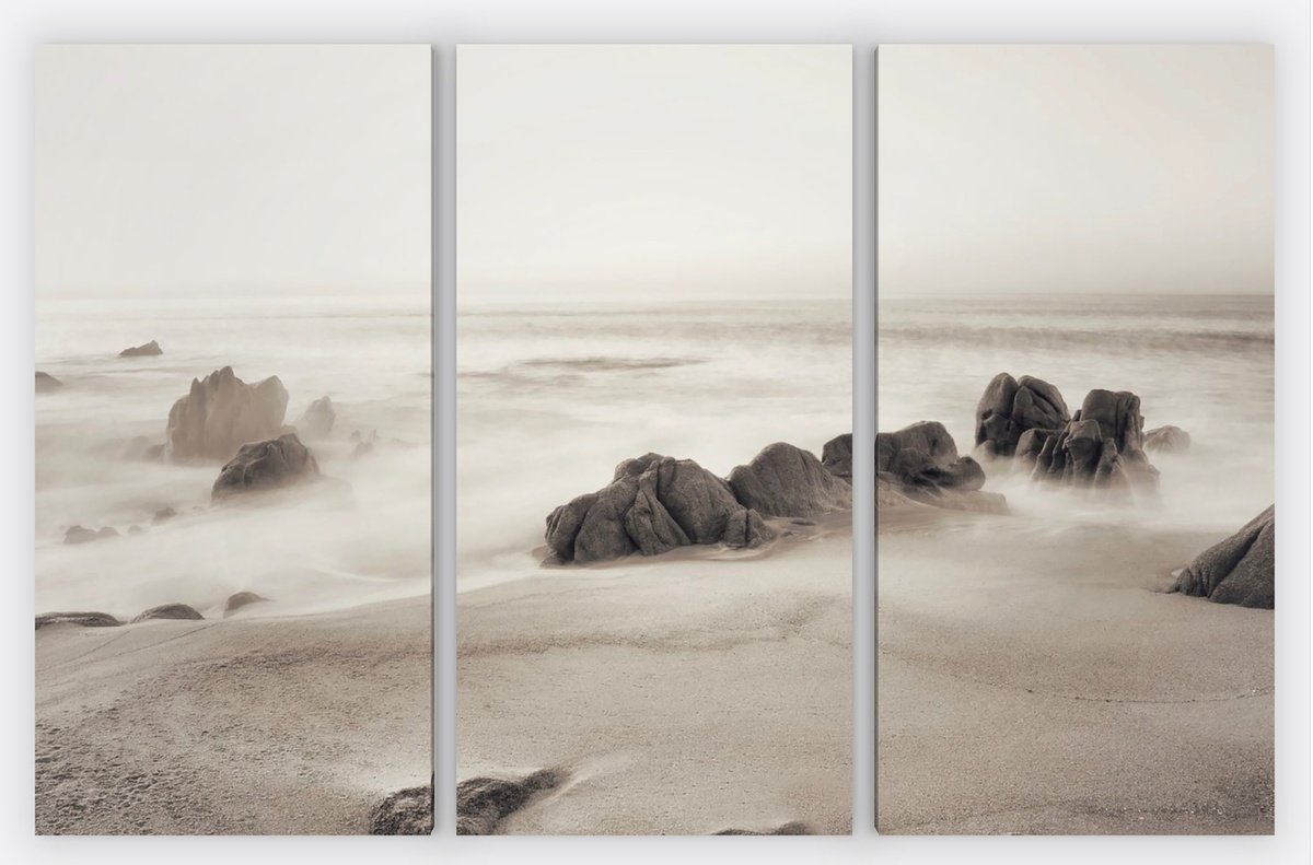 Cabo Shores Gallery Wrapped Canvas Triptych by Emily Kent