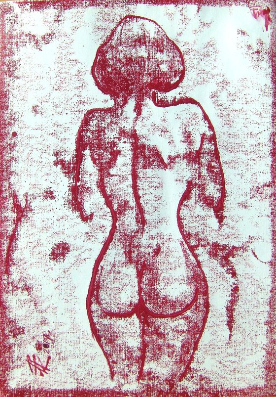Nude monotype # 35