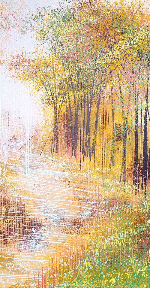 Autumn Forest Trees #1 by Marc Todd