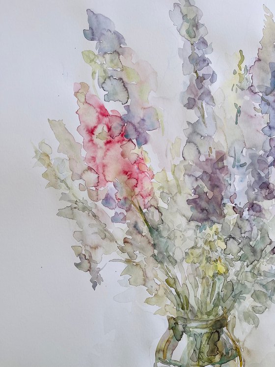 Delphinium 50x65 cm 2025