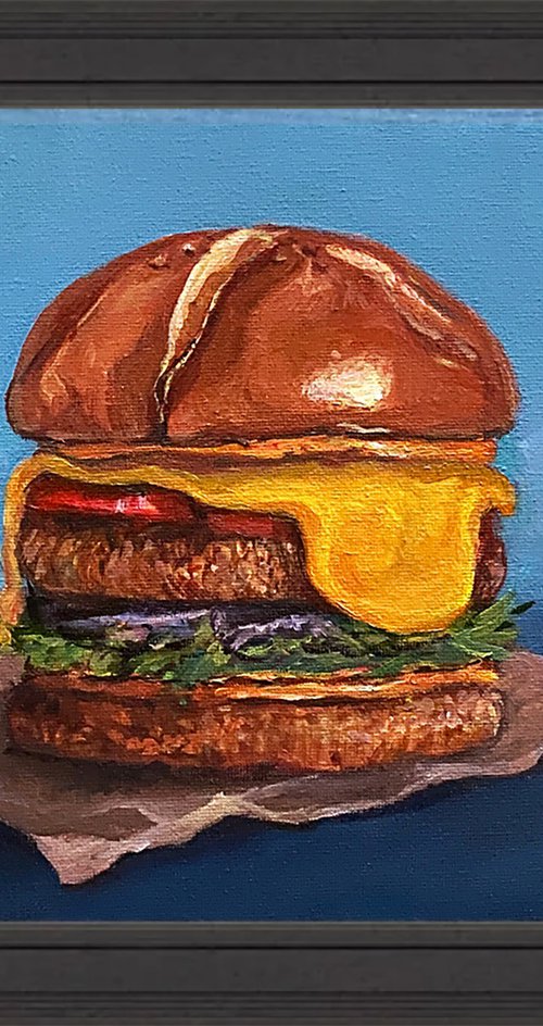Cheeseburger on Lettuce by Arti Chauhan