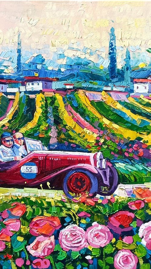 Mille miglia/Joy , vineyards and Roses by Vanya Georgieva