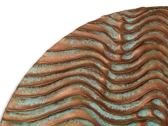 Round Erosion #08/10 | Copper Patina