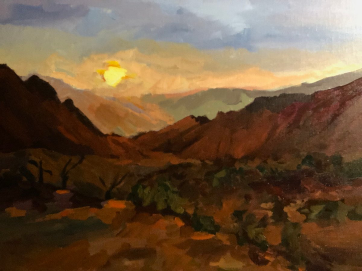 Sunset Over Ojai Valley by Ramya Sarveshwar