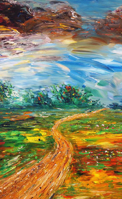 Landscape: Summer Way XL 1 by Peter Nottrott