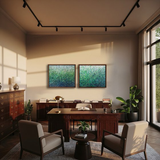 Emerald Breath - Framed