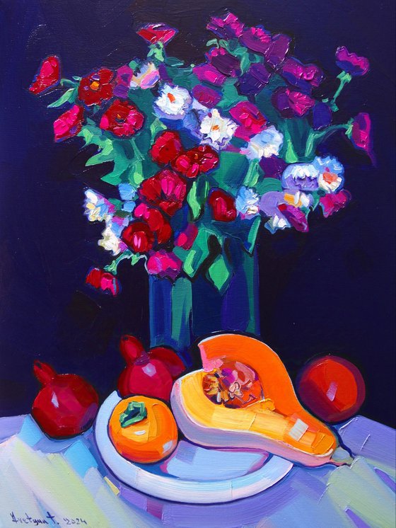 Still life with flowers