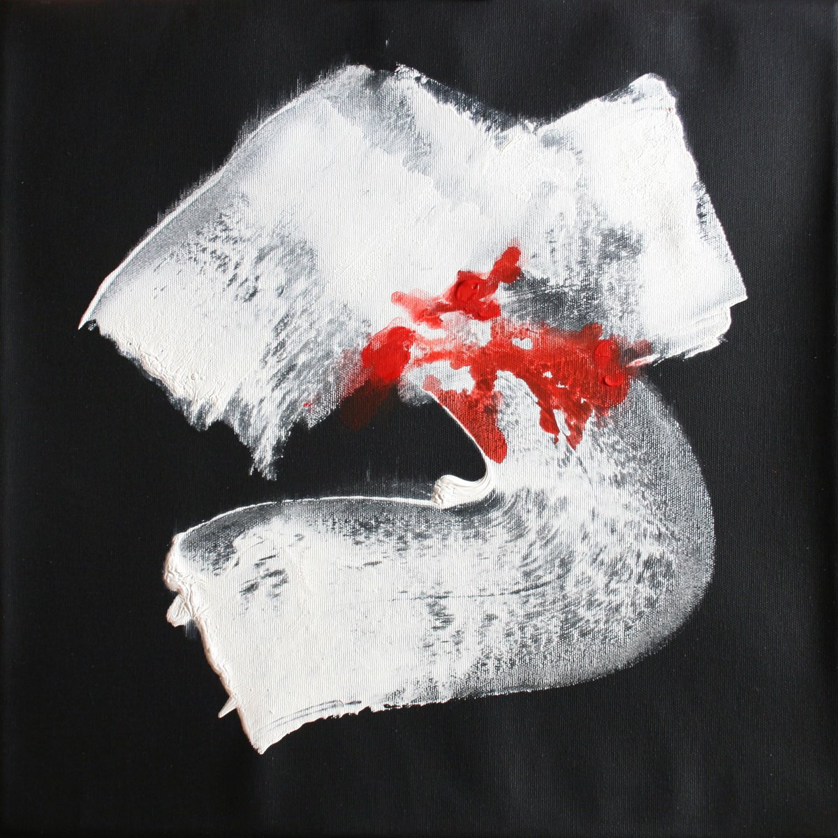 Expressive Abstract Acrylic Painting By Salana Art / Svetlana Samovarova, 20 X 20", The Lines I, Original Artwork