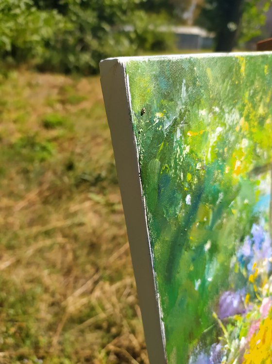 Wildflowers in a vase