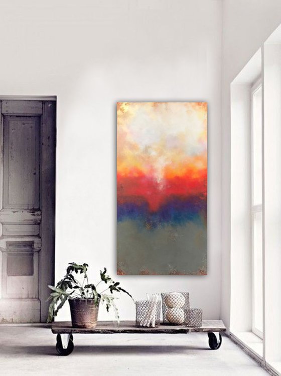 color range of sunset(140 x 70 cm) Dee Brown