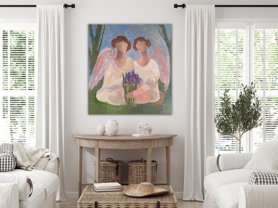 Angel Painting - Secret Garden Story