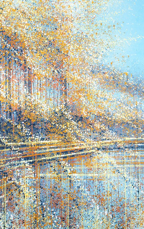 Autumn Trees Reflected by Marc Todd