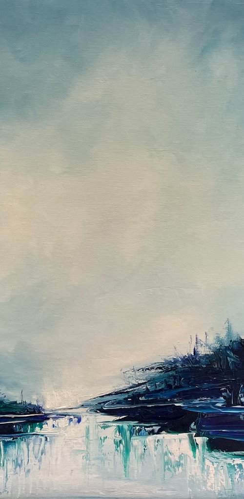 Deep Blue Forest by Timea  Valsami