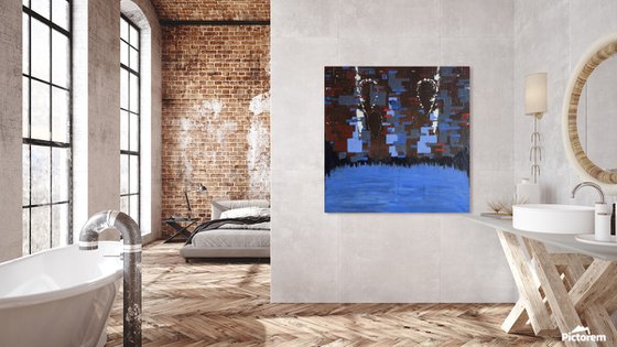 Two Figures Above Water