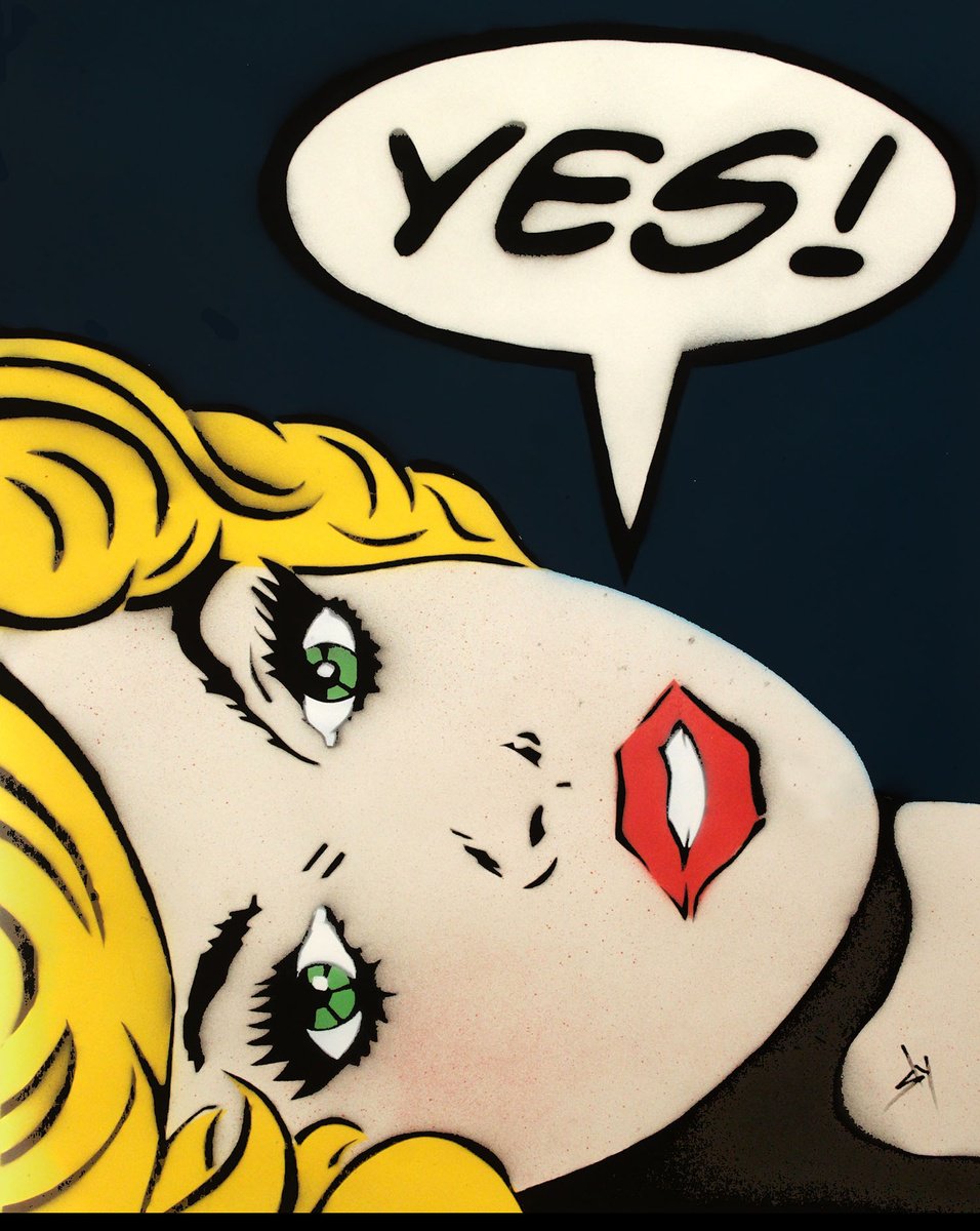 Abstract Portrait Oil Painting By Juan Sly, 22 X 29", Yes! (Kdt)., Original Artwork