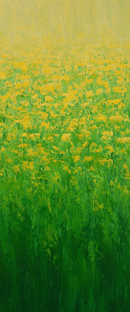 Meadow Flowers - Abstract by Suzanne Vaughan