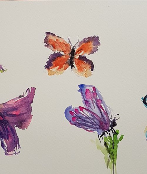 butterfly mix by Silvia Flores Vitiello