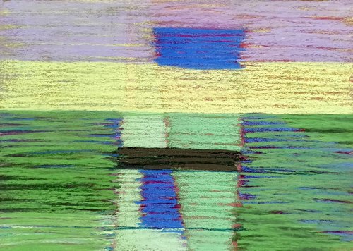 Abstract pastel 3 by Evgen Semenyuk