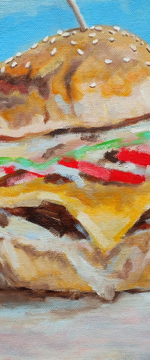 Burger by Yulia Berseneva