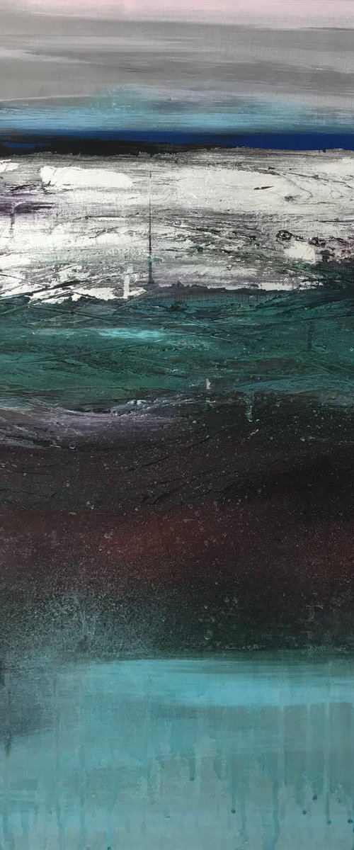 Ocean reflections by Amanda Lakin Art