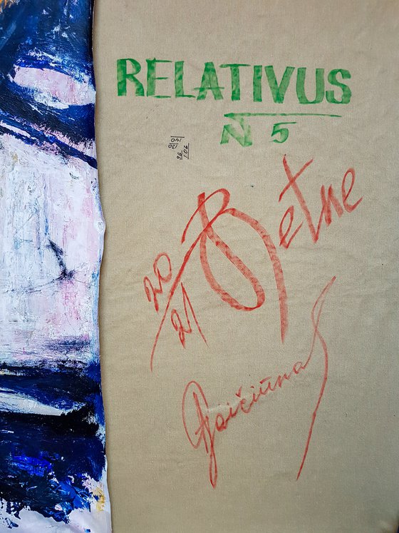 Relativus N-5 (XXL) - Abstract Landscape (W)140x(H)106 cm.