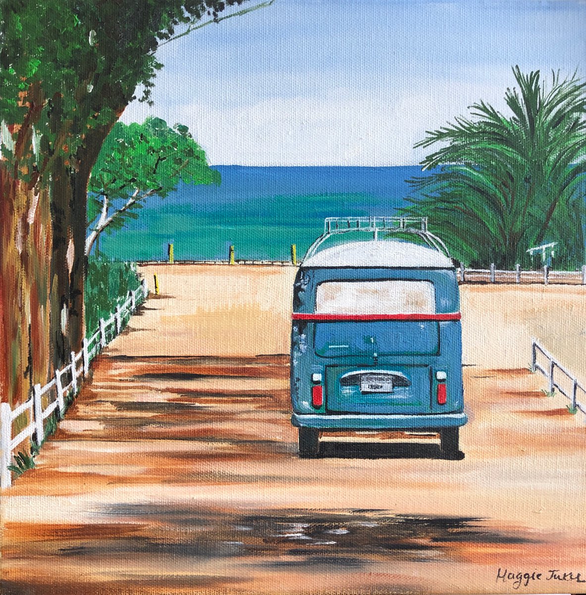 Summertime By Maggie Jukes, 12 X 12, Artwork For Sale On Artfinder