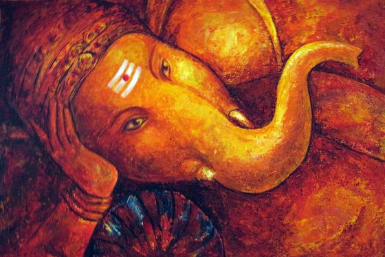 Reclining Indian Godhead Ganesha