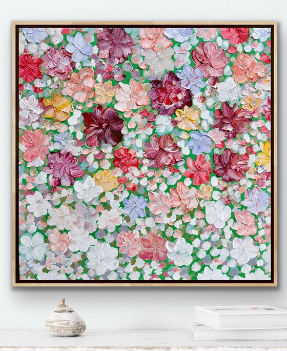 Garden of Happiness - Framed