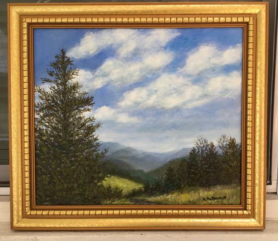 HIGH PASTURES - oil 12X14