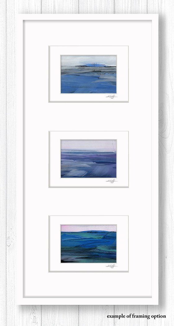 Journey Collection 5 - 3 Landscape Paintings by Kathy Morton Stanion
